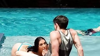 Stepmom MILF loves the huge young cock of her stepson