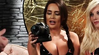 Bigtitted british voyeurs humiliate with joi