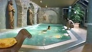 hot poolside sex