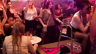 Partying with drunken sluts that suck male stripper dick