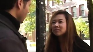 Ben gives a hot asian directions leading her to his cock